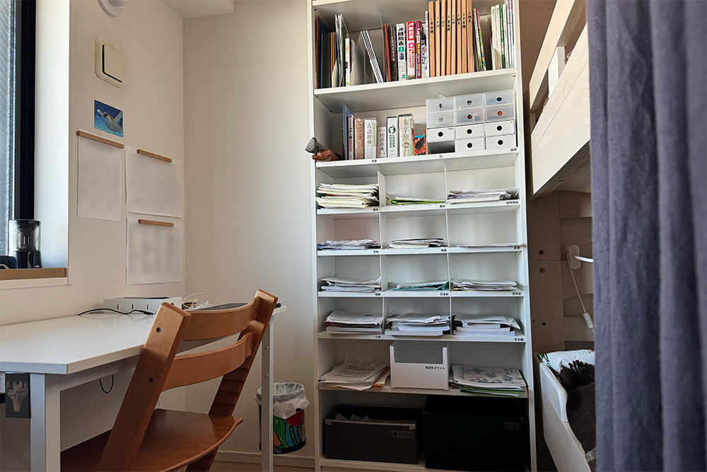 中学受験生実例　片付けタイプ別で考える学用品収納術