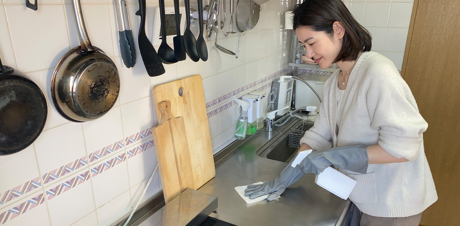 【整理収納研究家 米山真央さん】子育て優先で念入り掃除は月曜のみ。エクササイズが息抜きに