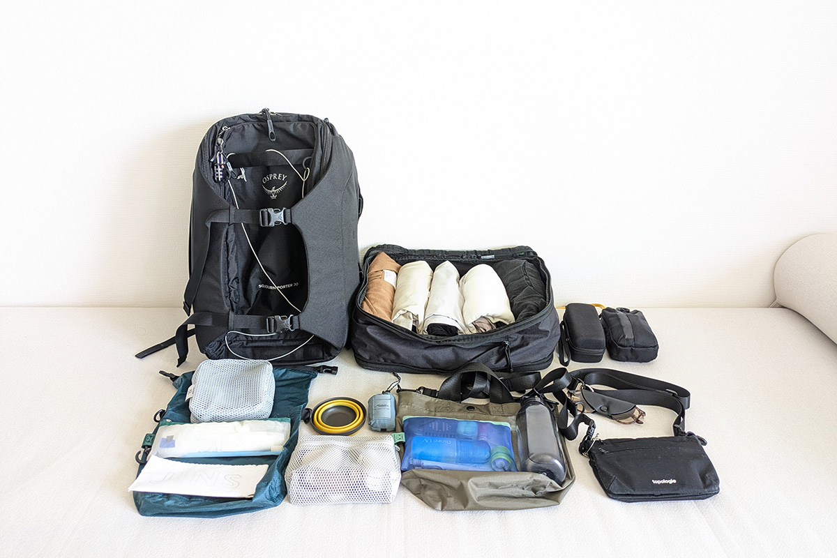 ミニマリストに学ぶ旅荷物の減らし方。4泊でもリュックで身軽！おすすめ旅アイテムもご紹介