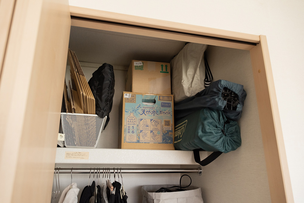 本多さおりさんの空き部屋にある納戸収納